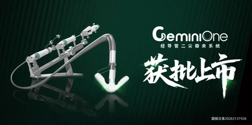 NMPA  APPROVAL FOR REGISTRATION APPLICATION OFGeminiOne® TRANSCATHETER EDGE-TO-EDGE REPAIR SYSTEM