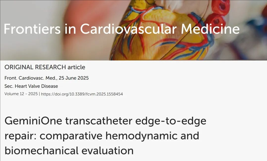 China’s Independently Developed TEER   GeminiOne Gained Further Evidence:  Comparative Hemodynamic and  Biomechanical Evaluation